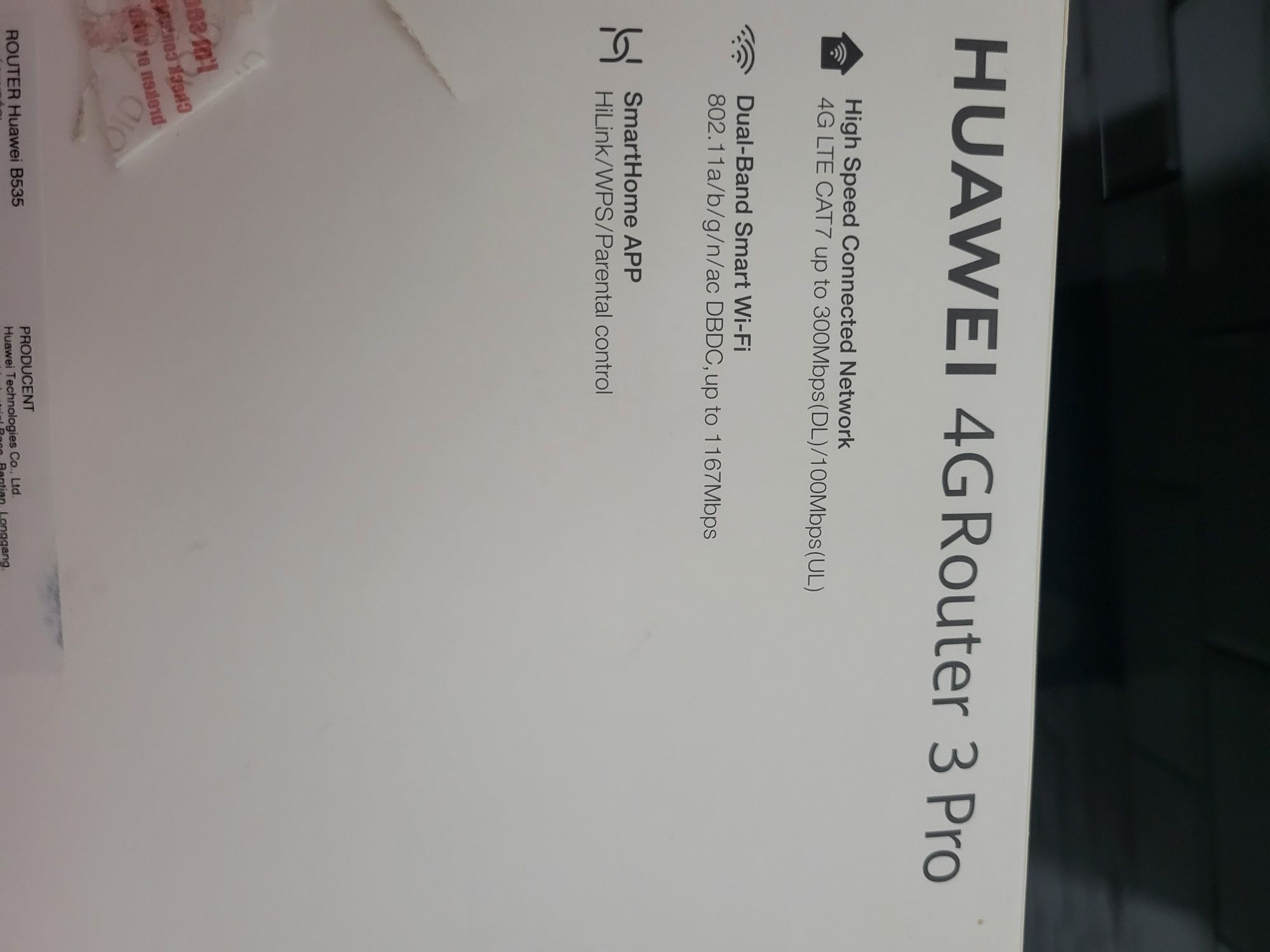 Ruter Huawei 4G 3 Pro