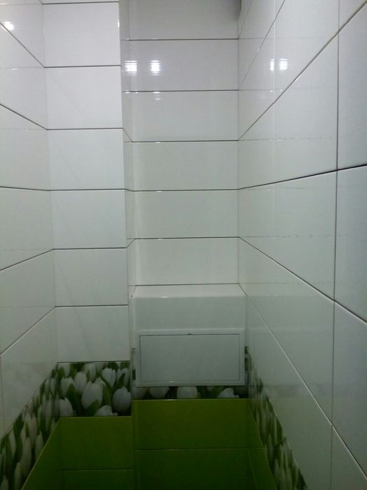 Укладка плитки,санузлы под ключ.