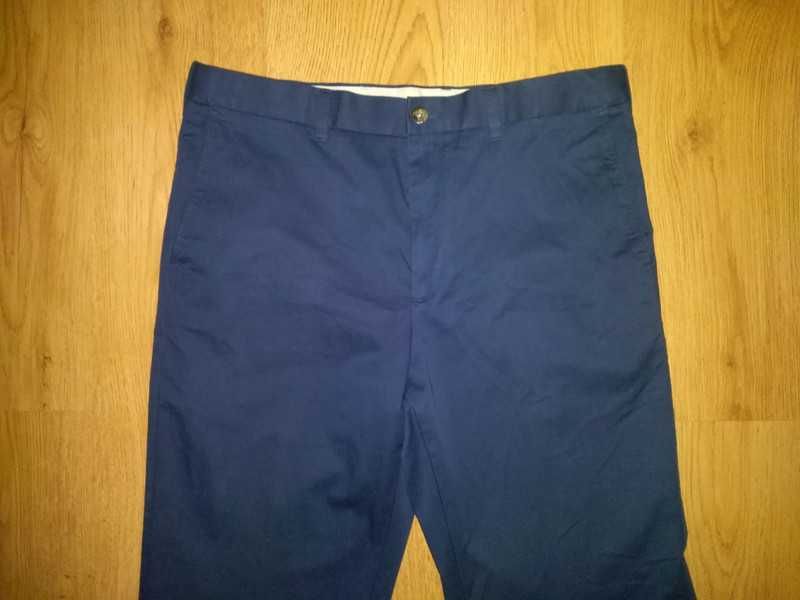 Spodnie chino w36 L33 L Blue Harbour Marks&Spencer granatowe