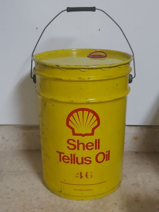 Antiga Lata óleo Shell