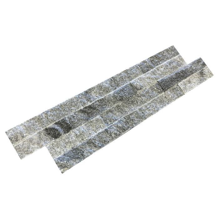 Panel ścienny Marmur Cloudy Black 10x36 Kamień Naturalny Elewacyjny