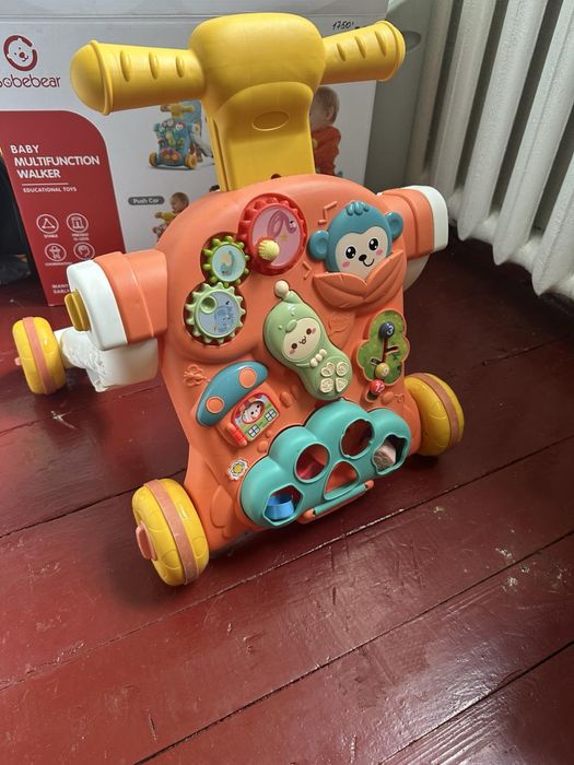 Каталка, ходунки, толокар для дітей 3 в 1 Sobebear