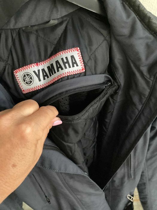 Casaco mota / scooter senhora, Yamaha Urban Wear, cinza escuro.