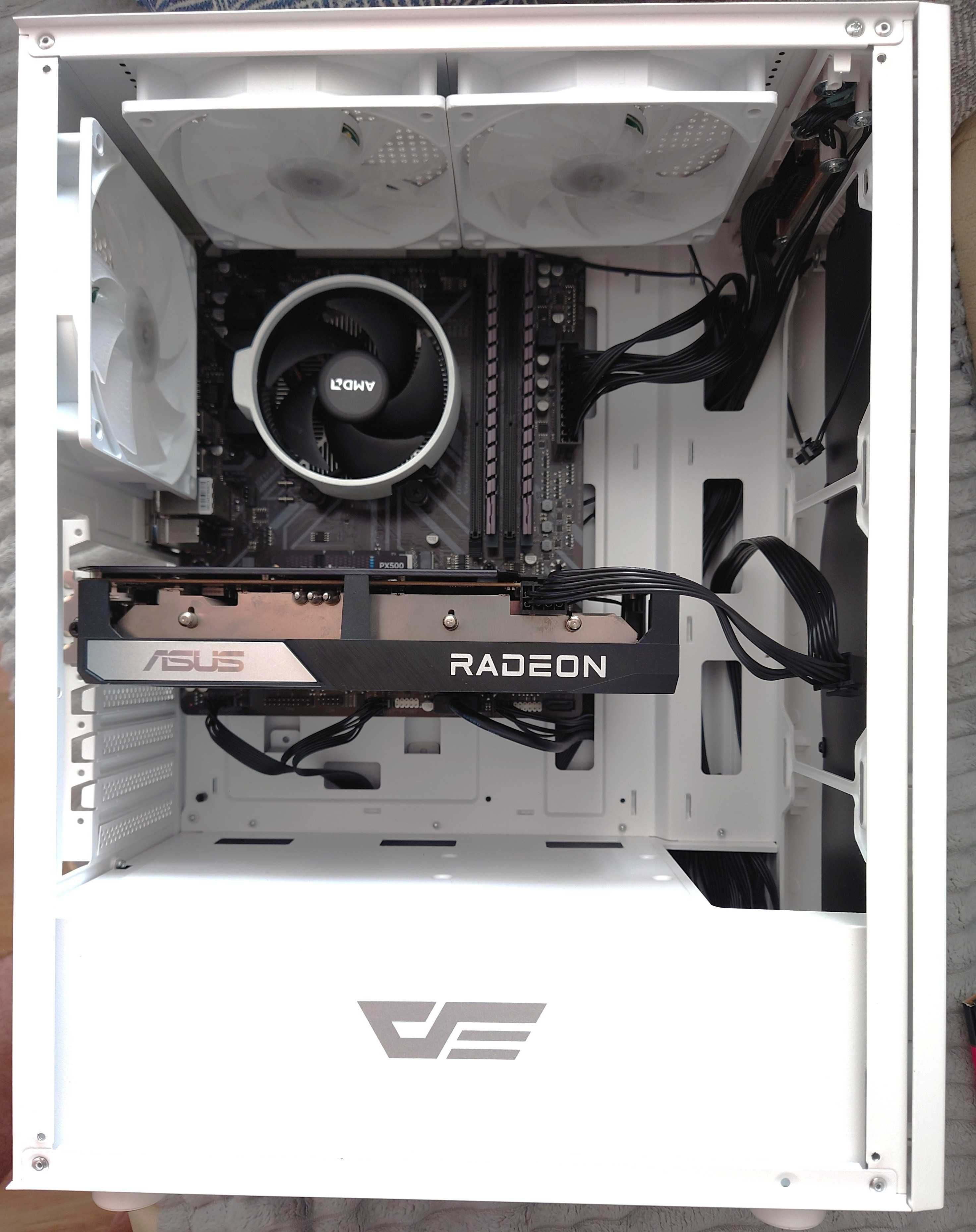 Komputer gamingowy ryzen 4500, 32GB DDR4, RX 6600 8GB Nowy SSD M.2 512