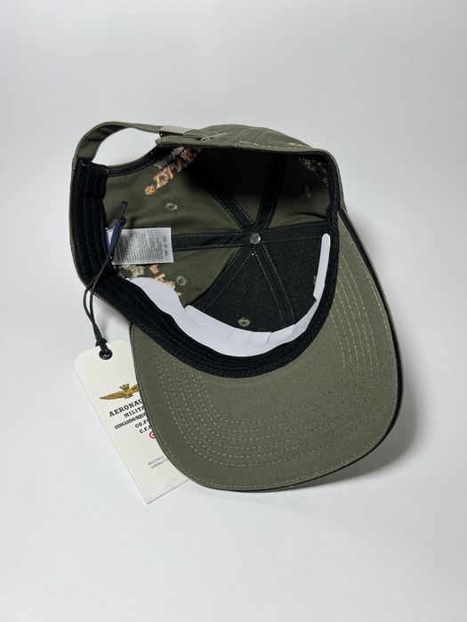 Кепка Aeronautica Milittare хакі чорна синя
