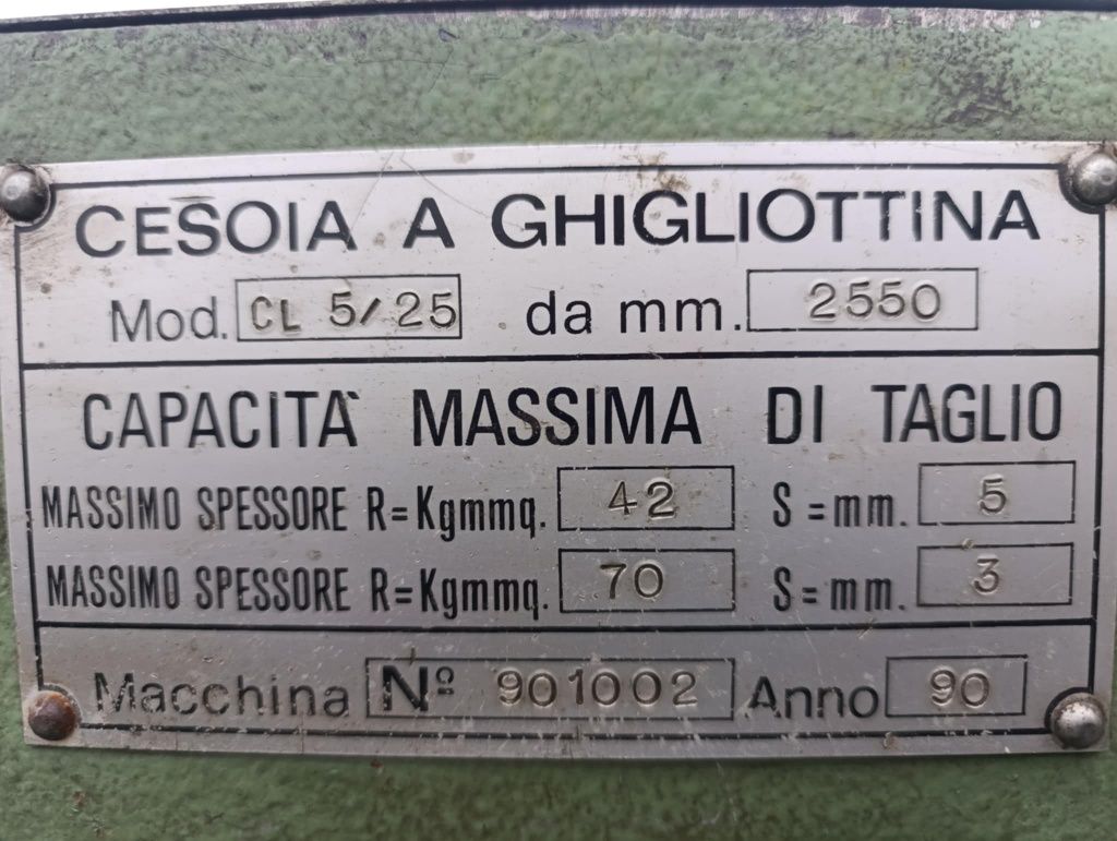 Gilotyna do blachy