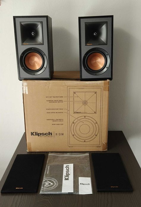 KLIPSCH R-51M czarne /8ohm/85w/doskonała jakość jak nowe