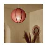 Lampa lampion klosz Abażur Kula papierowa czerwona E27 Inspire Baoji