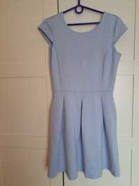 Sukienka damska, Reserved, M/S, jasnoniebieska, krótki rękaw.