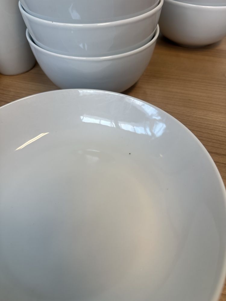 MÄSER Barca Series 30-częściowy zestaw obiadowy biała porcelana