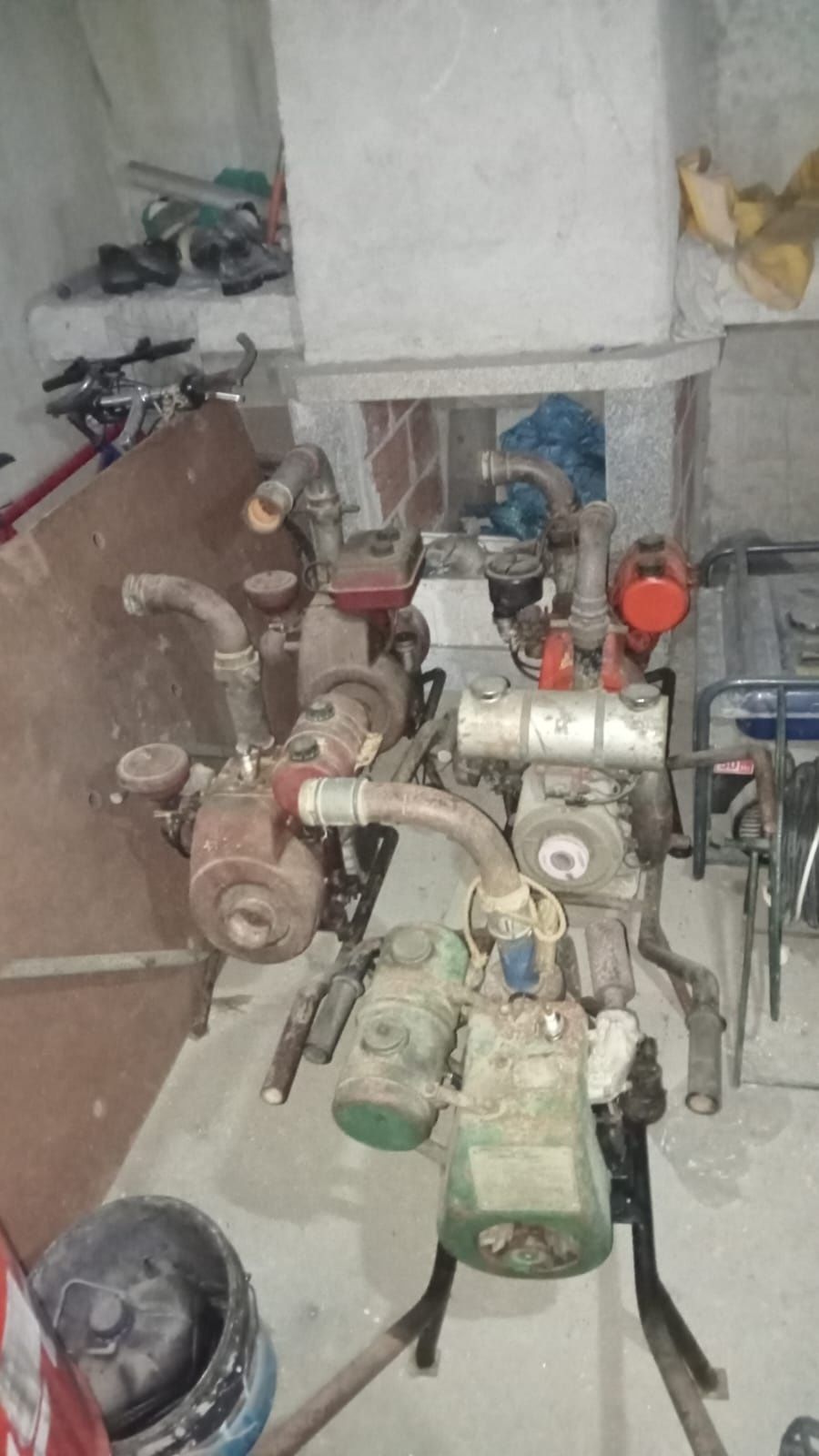 Motor de rega antigo