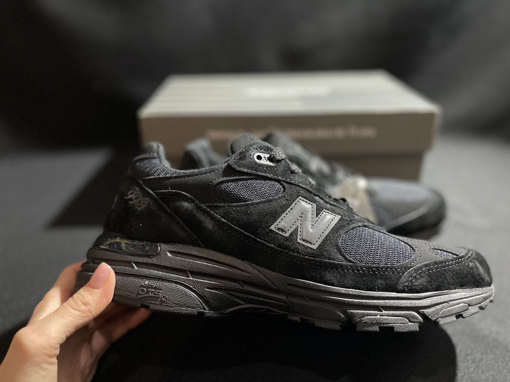 Кроссовки New Balance 993 black оригинал черные