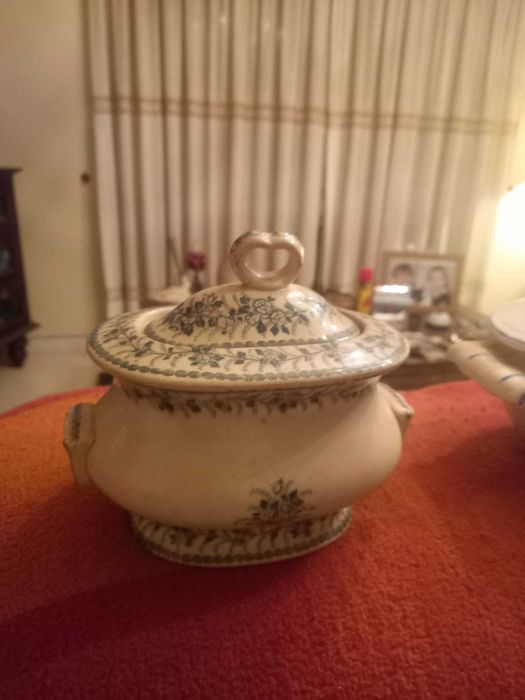 Bule de cha de louca de sacavem