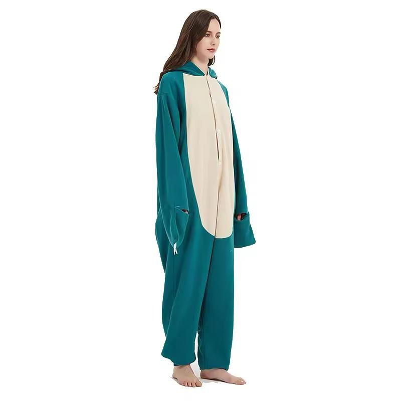Pokémon macacão snorlax cosplay pijama