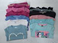 T-shirt, bluzki, bluzy zestaw 11szt. r. 104, 110, 116 (4-6 lat)