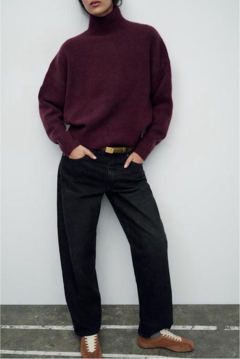 Сверт ZARA Трендовий колір бургунді