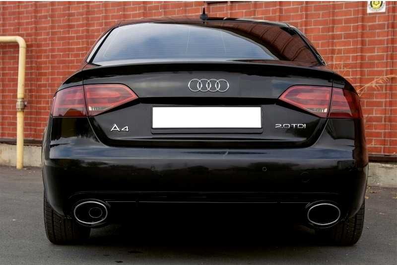 Dyfuzor Audi A4 B8 wzór RS4 full black dyfuzor dokładka zderzaka A4 B8