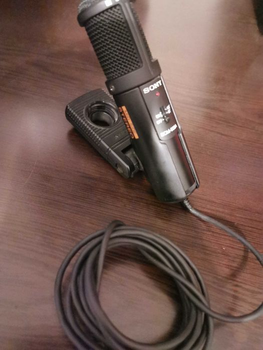 Mikrofon SONY ECM-909A + podstawka SAD35 dla kolekcjonera