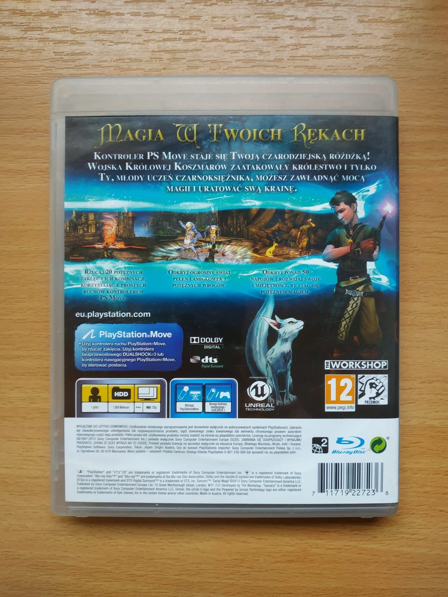 Sorcery Świat Magii na PS3, pl, stan bdb, możliwa wysyłka