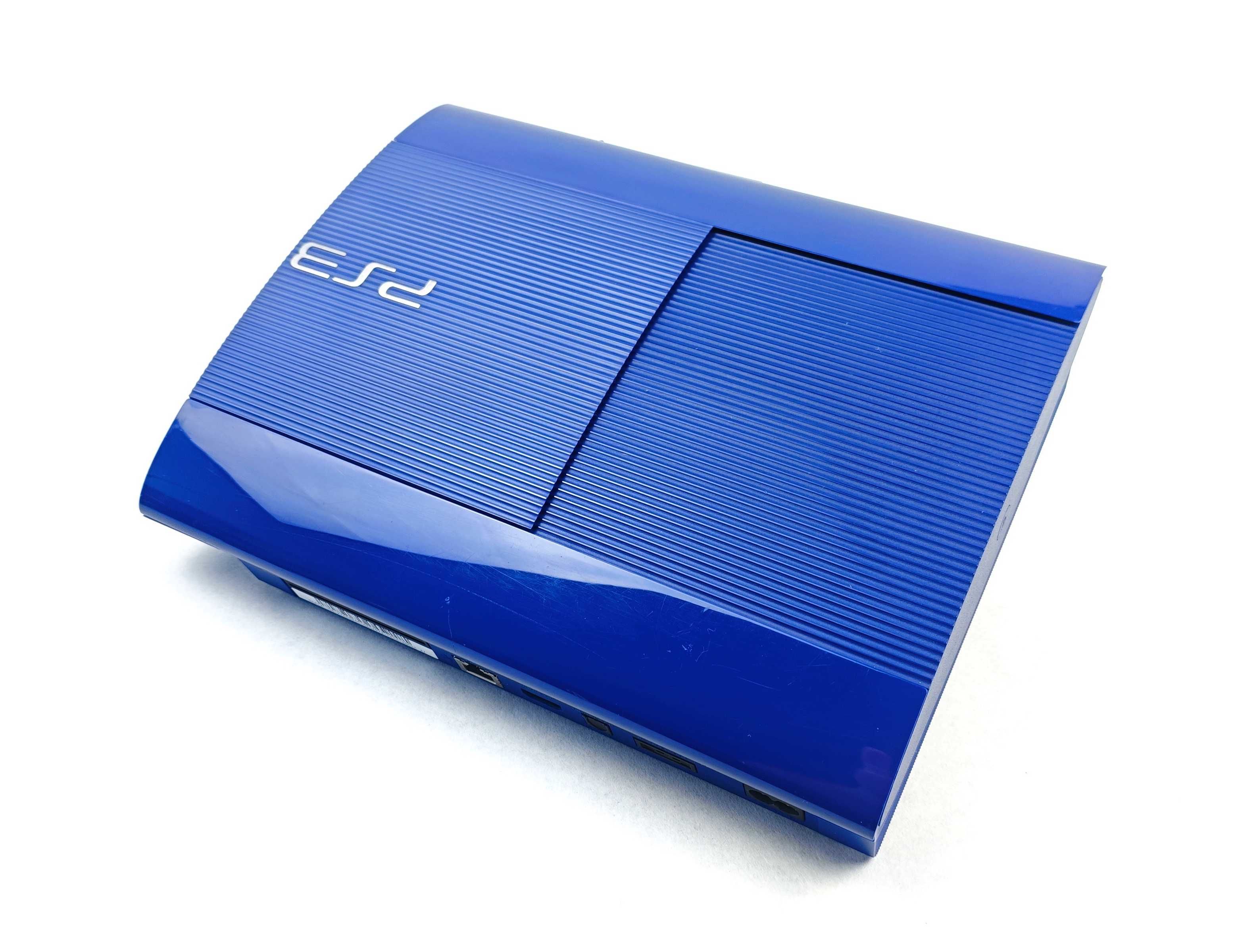 [PS3] Sony PlayStation 3 SuperSlim 500Gb Blue + геймпад + ігри
