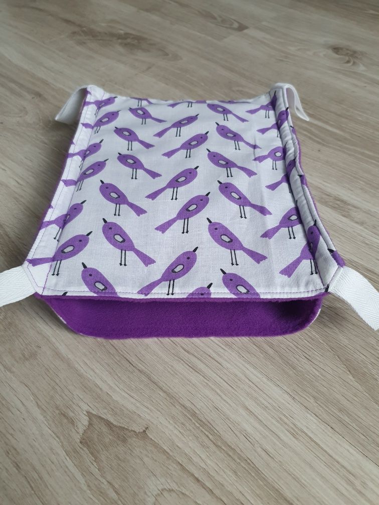Hamak do klatki w ptaszki 25x20