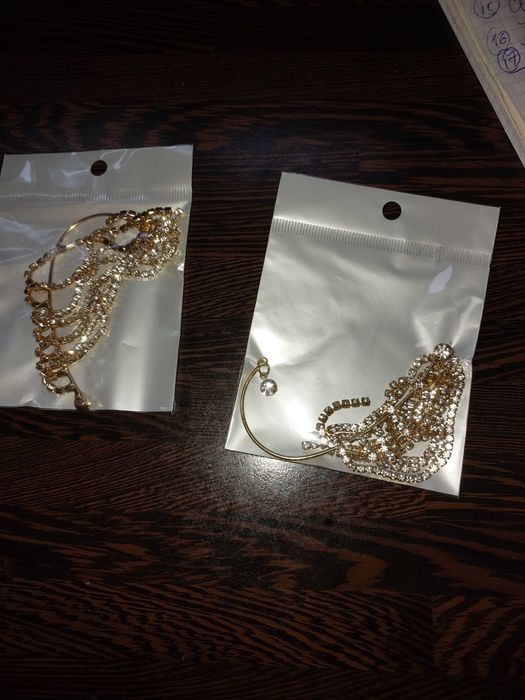 Кафи (каффи) і кліпси - сережки без проколу вухи без проколу вух