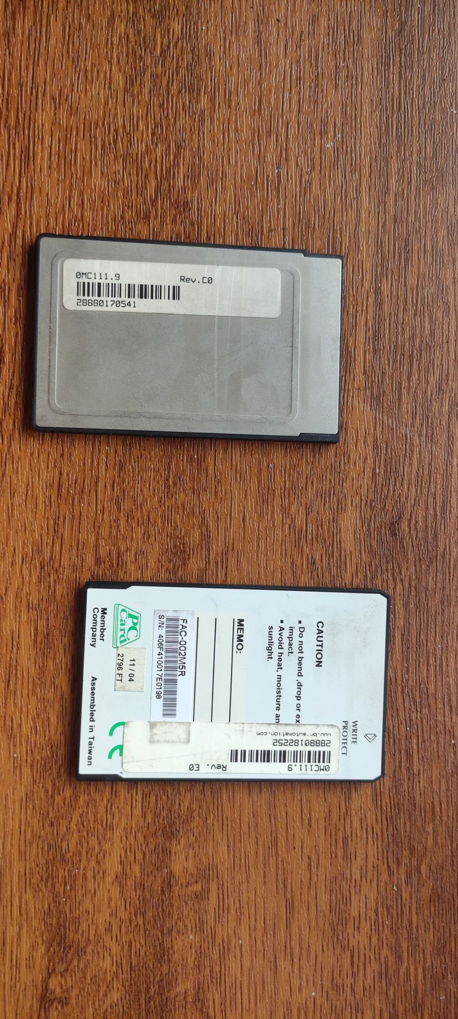 Pamięć flash PCMCIA Card 2MB