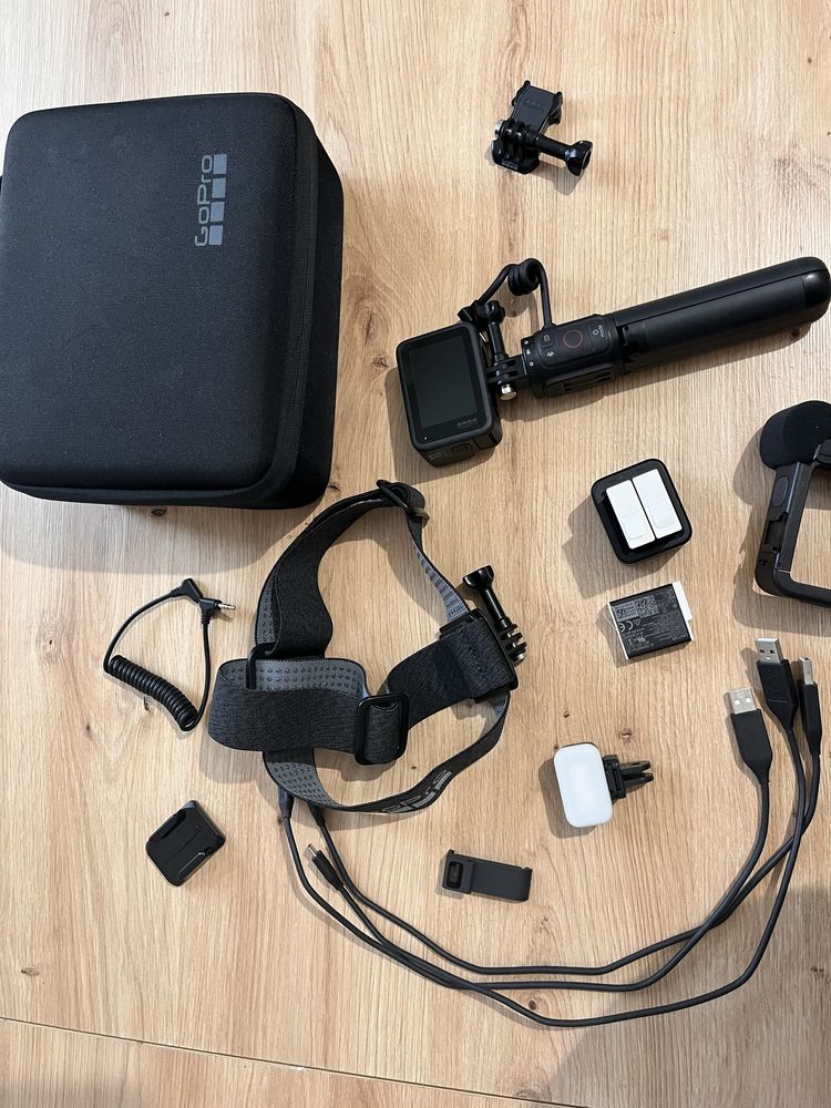 Kameria GO PRO HERO 11 black Media Mod i inne alcesoria
