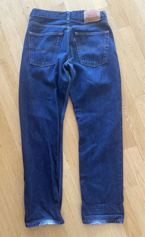 Levis 582 granatowe jeansy 32