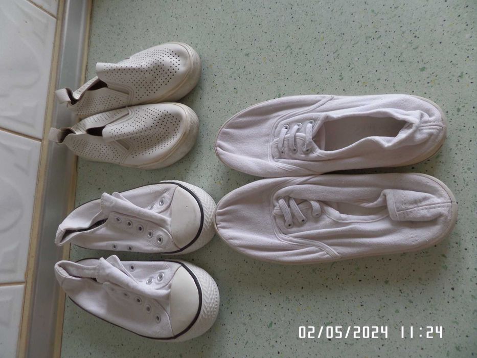 Zestaw letnich butów roz 34/35/36  15 sztuk za 70zł