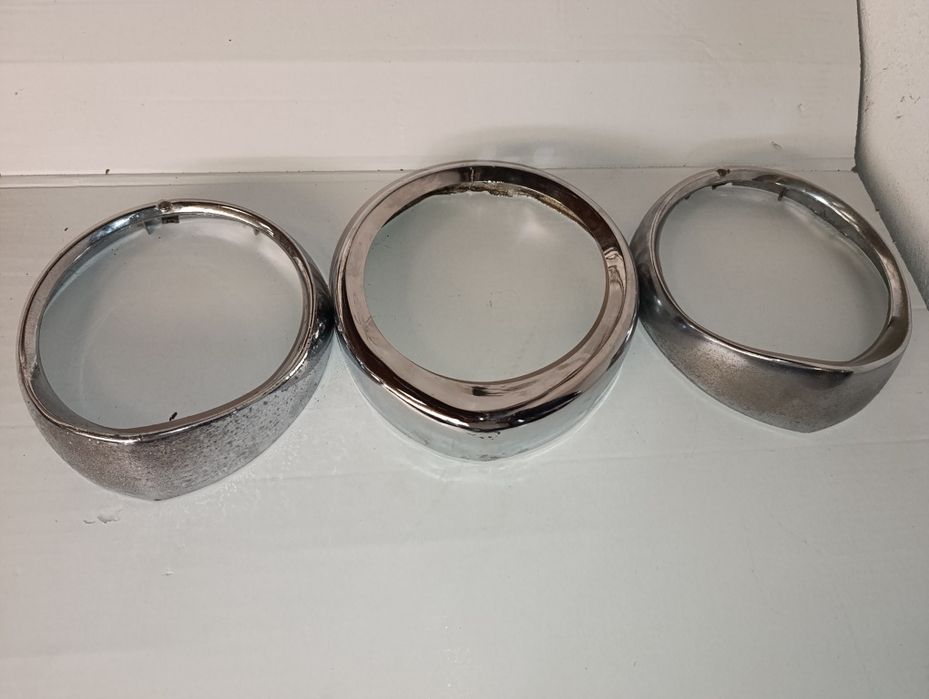 Aros cromados e ópticas