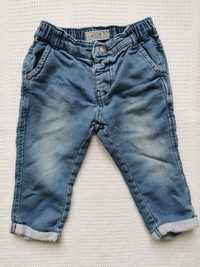 Wygodne spodnie jeansowe z gumką w pasie 74 Cool Club