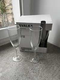 Kieliszki do szampana Ikea SVALKA przezroczysty 210ml 6 szt.