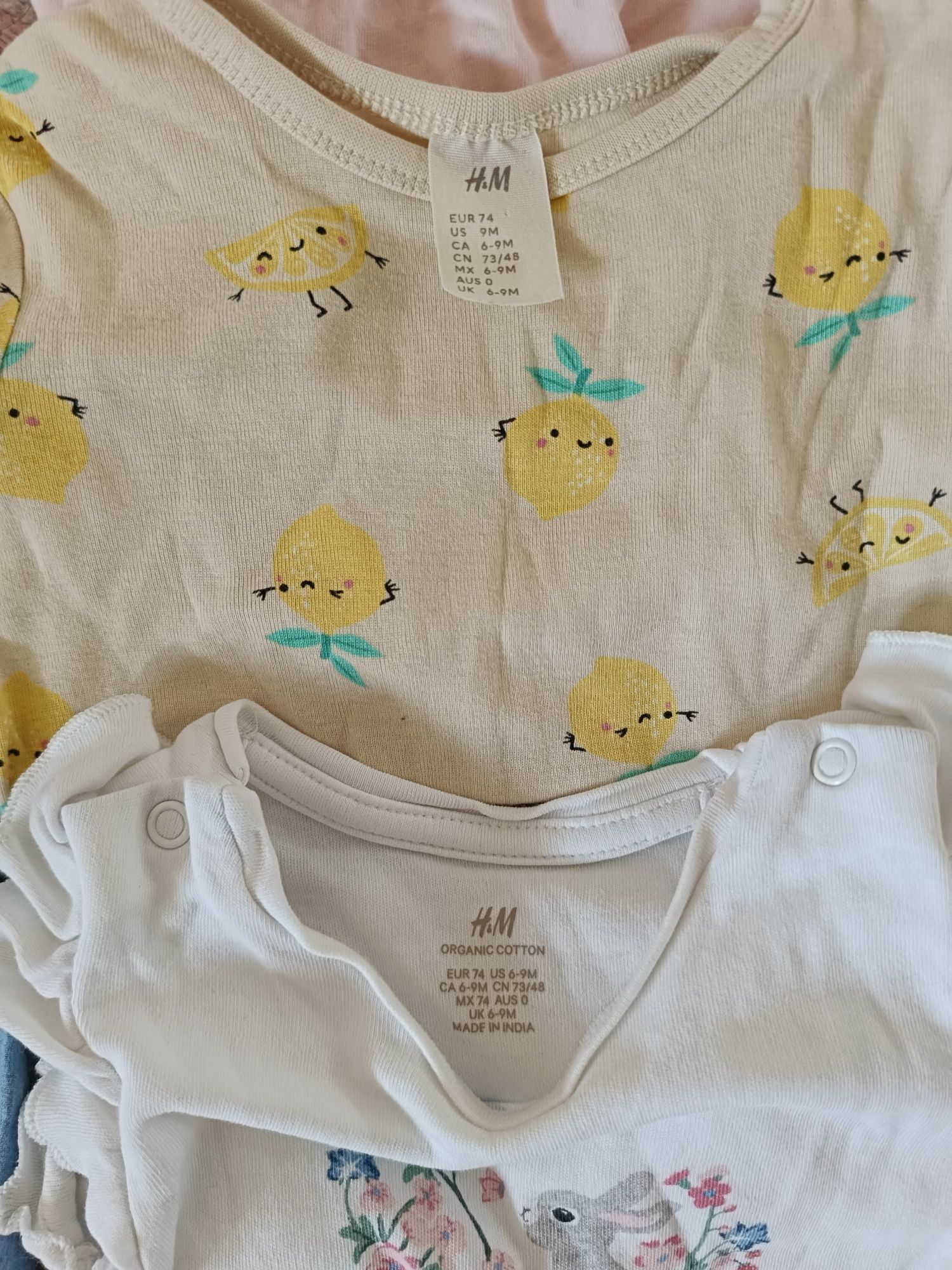 Mega paka zestaw dla dziewczynki na lato letnie 74 h&m smyk kapelusz b