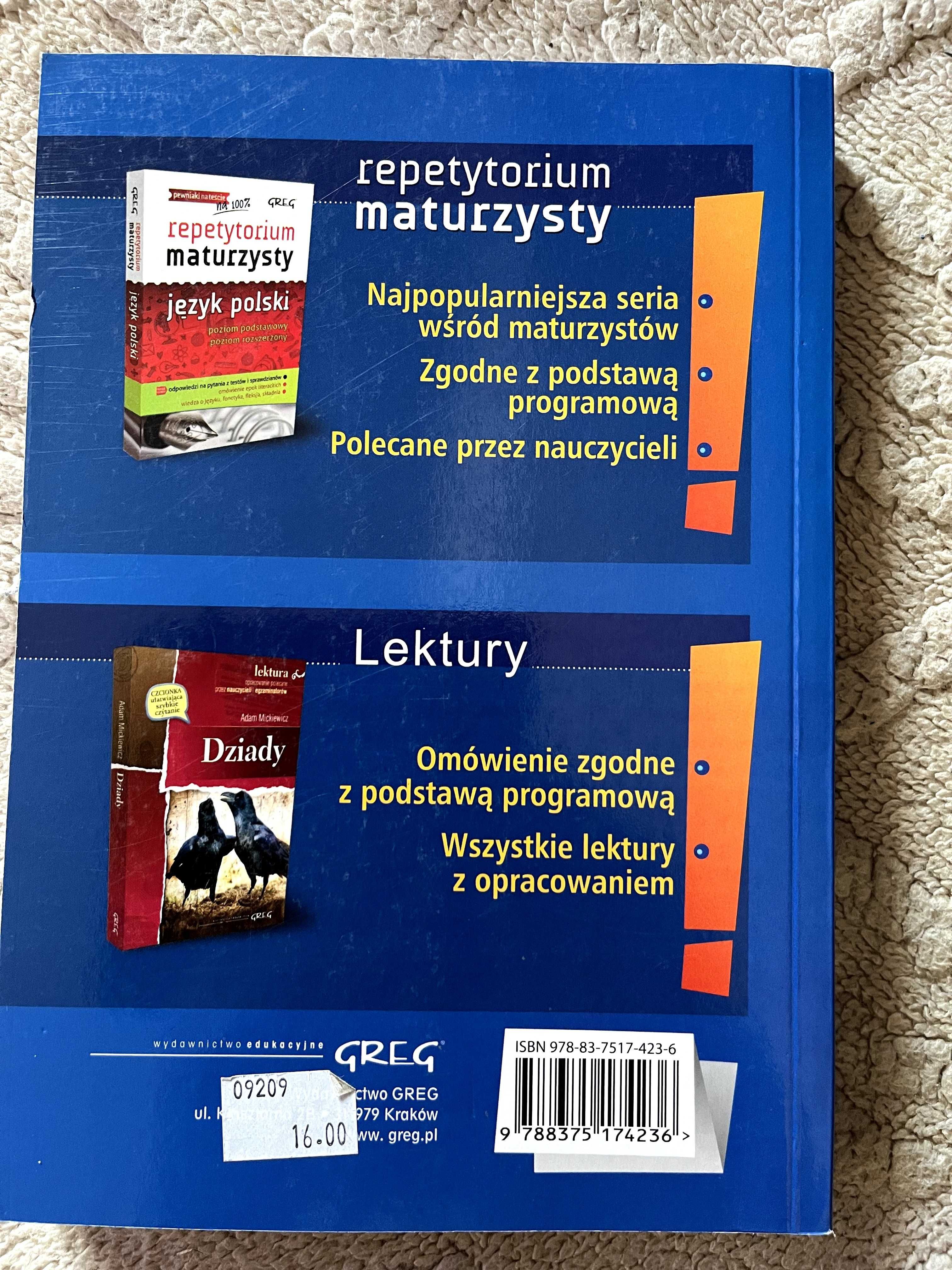 Ściąga- lektury i wiersze dla liceum
