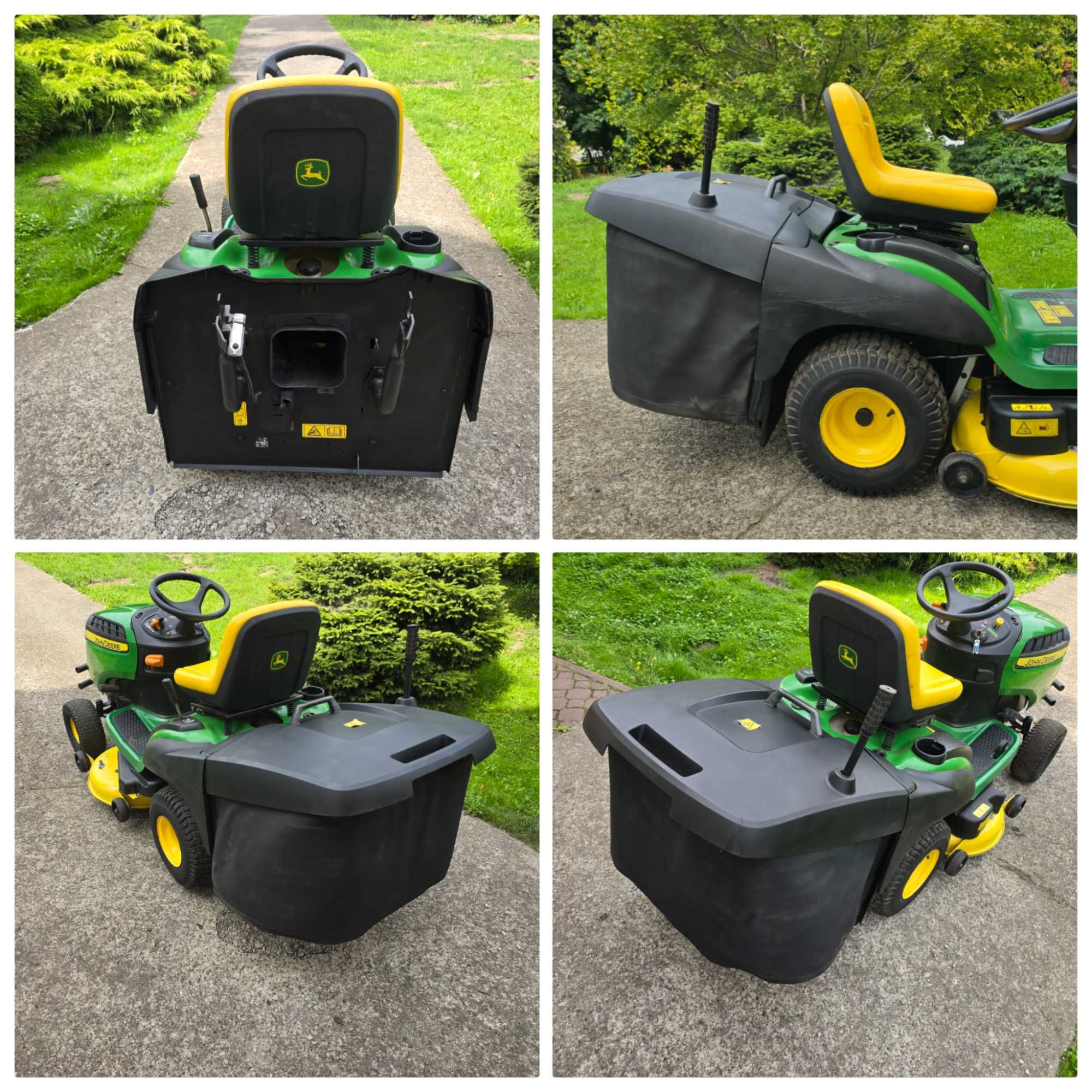 Traktorek kosiarka John Deere X155R 18KM v-ka B&S pompa SUPER STAN