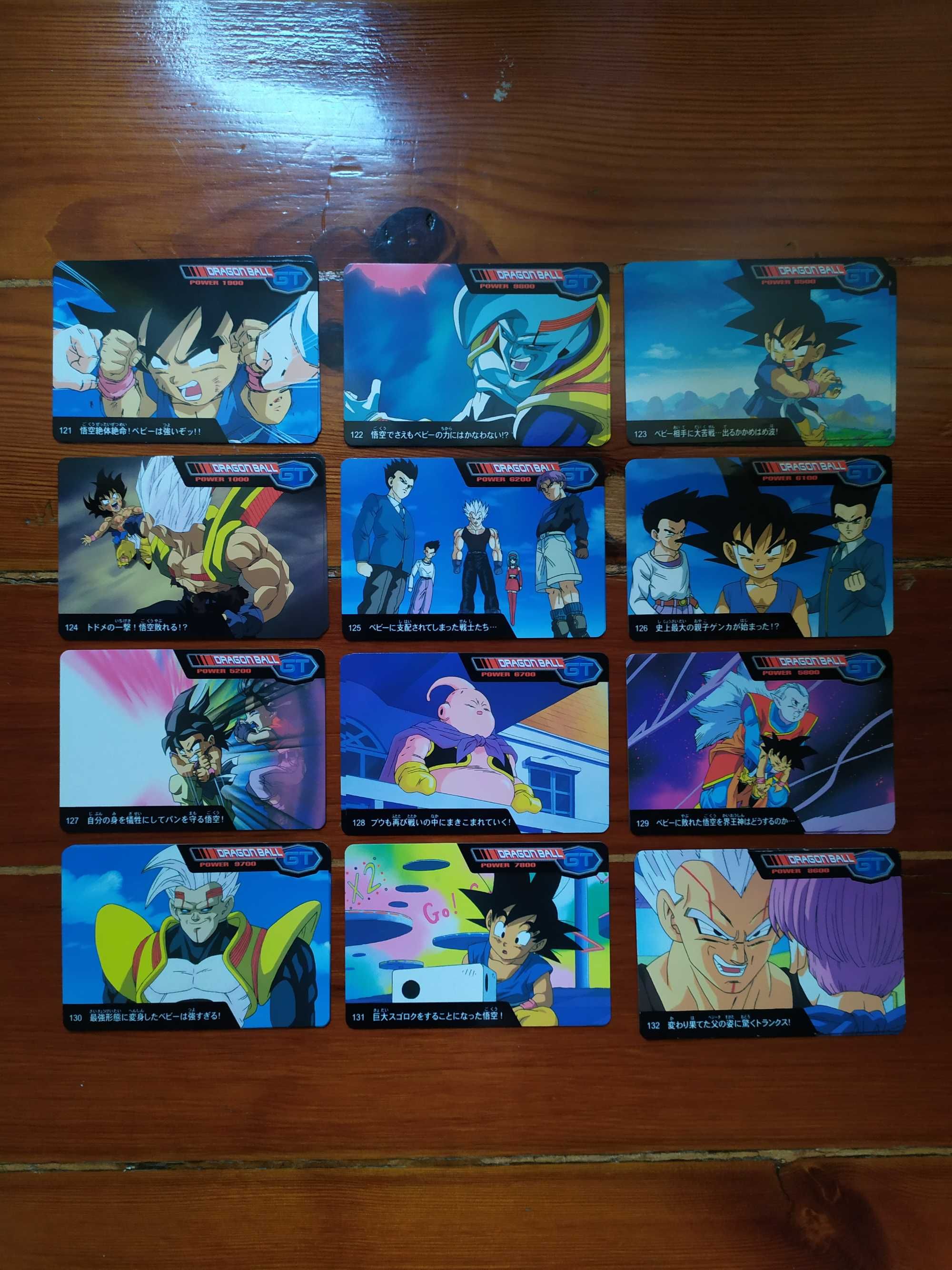 Cartas Dragon Ball GT 1997