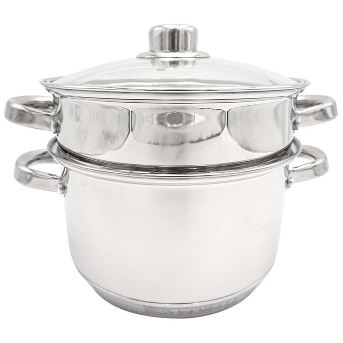 garnek do gotowania na parze stal 2x3l / śr.20cm