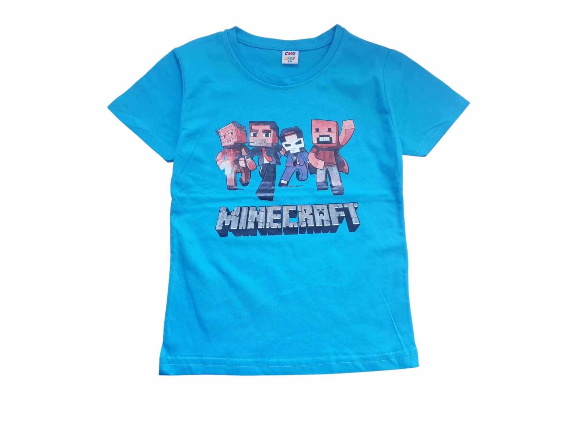 Minecraft nowa koszulka chłopięca 104 cm