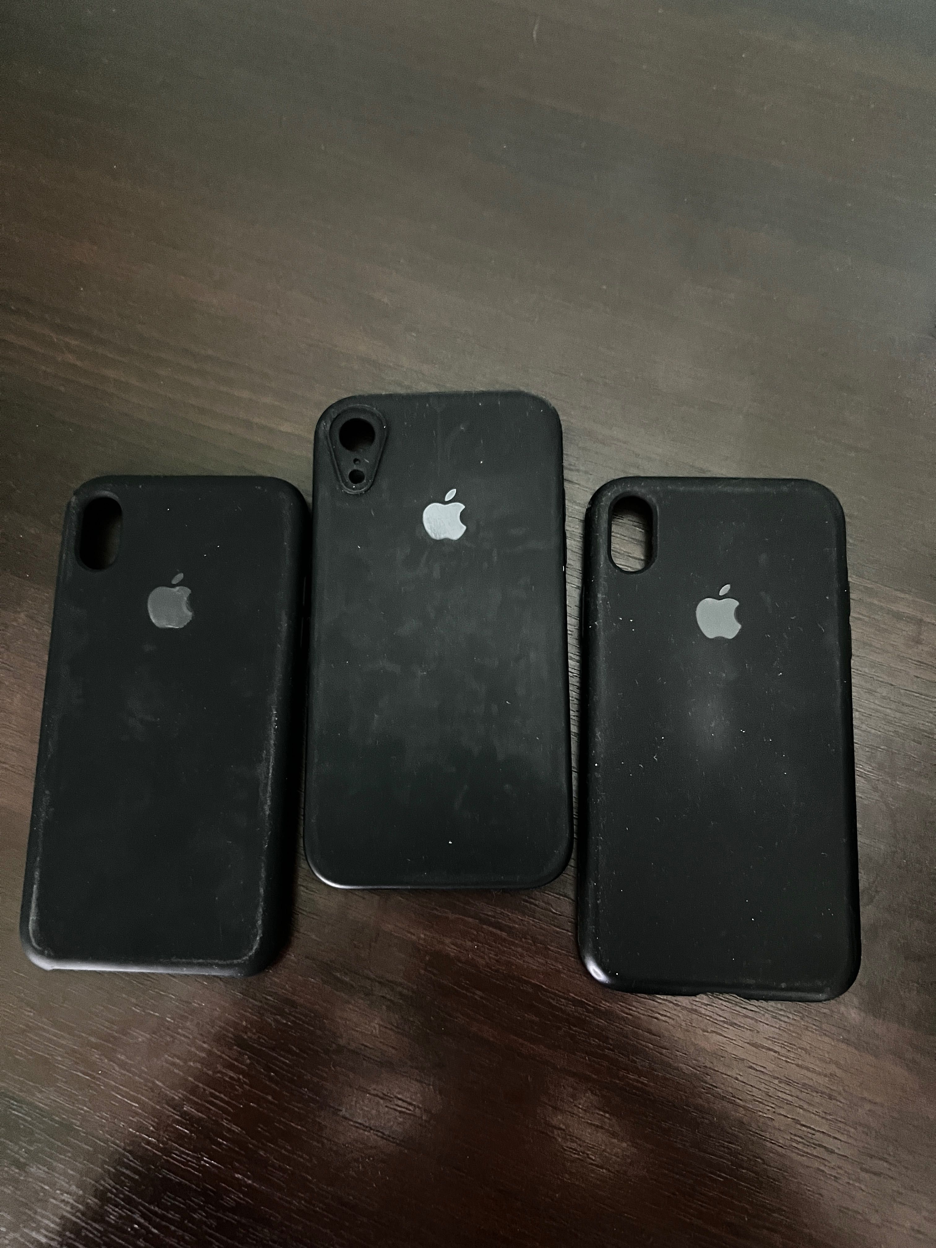 Силіконові чохли чорного кольору для IPhone XR