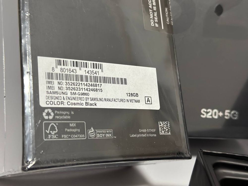 Samsung Galaxy S20+ G9860 ( Нові, 2 sim, 12/128GB)