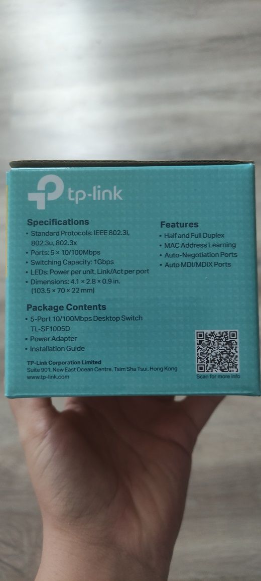 Desktop Switch - TP-Link - 10/100 Mbps
