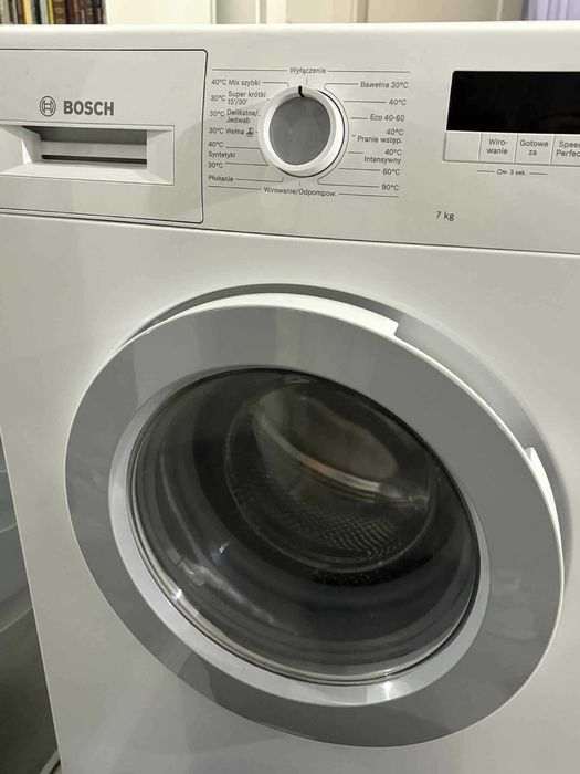 Sprzedam pralkę BOSCH Serie 2 WGE02400PL – 7 kg, 1400 obr/min jak nowa
