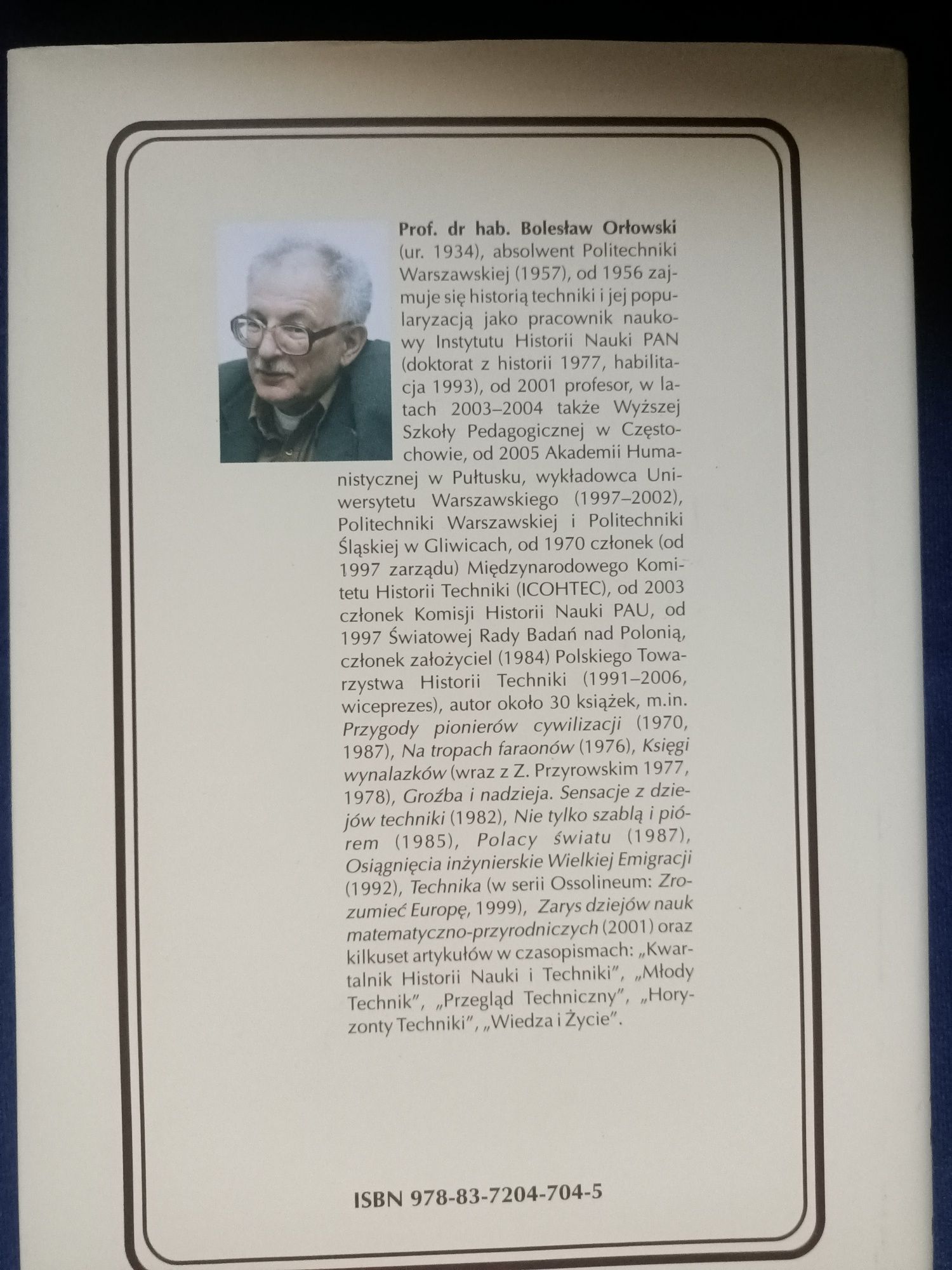 Historia Techniki Polskiej Bolesław Orłowski