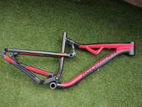 Rama rowerowa full, Rockrider xc100s, rower MTB full