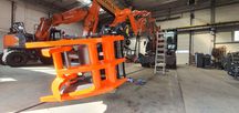 Ģłowica ścinkowa do drzewa KX280 nożyce hydrauliczne koparki HITACHI