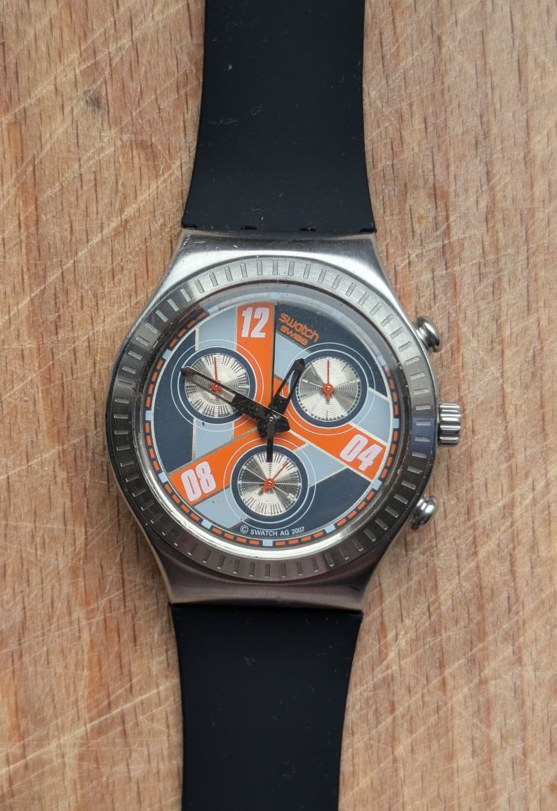 Swatch Irony Chrono MONSTER BLOCK YCS110 specjalna wersja FIVB