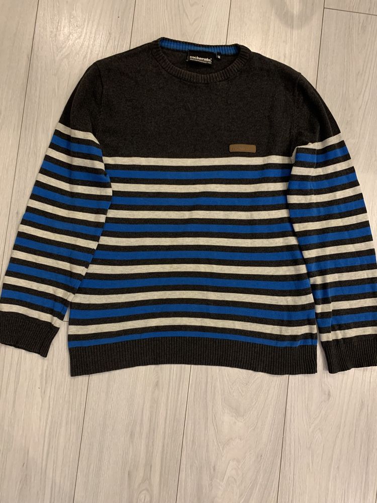 Sweter męski McKenzie w paski rozm. M