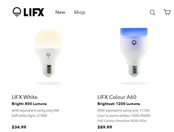 LIFX Розумні Лампочки WiFi 6шт