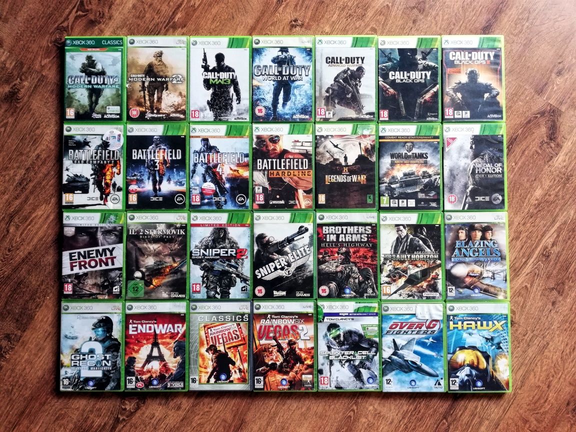 Gry XboX 360 Dla Dzieci Lego Kinect Samochody Wojskowe Strzelanki Inne